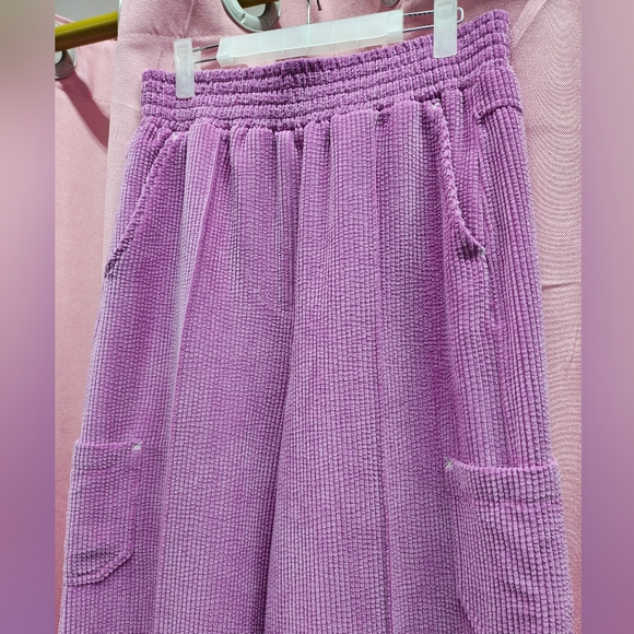 Urban Outfitters Purple/Lavender Corduroy Pants Sz M - Picture 3 of 8